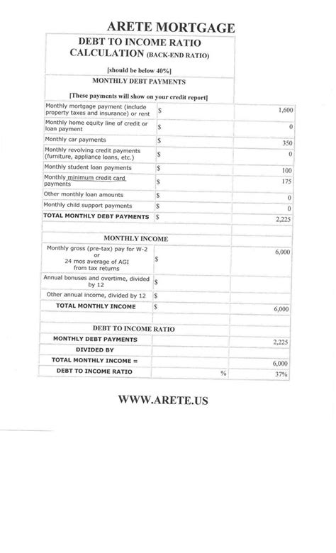 Income Calculation Worksheet For Hud