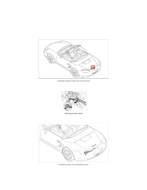 Porsche Workshop Service And Repair Manuals Boxster 987 F6 27l 2006 Body And Frame