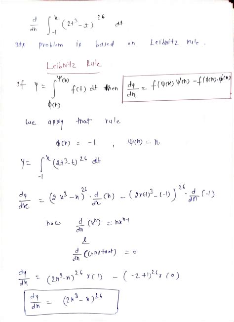 Solved Calculate The Derivative Using Part Of The Fundamental