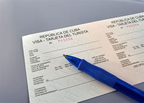 Cuba,Visa,Card,Application,Form.,This,Form,Should,Be,Completed - Travel