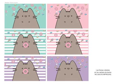 Pusheen Cat Textos Editables Google Drive In 2024 Pusheen Idea