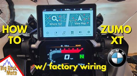 How To Install Garmin Zumo XT On A BMW GS Factory Wiring YouTube