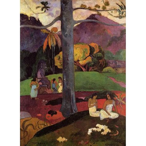 Wall Art Abstrakcyjny Krajobraz Handmade Paul Gauguin Olej Malarstwo Na