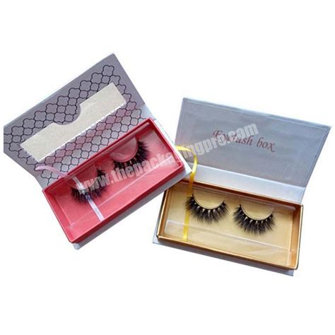 Empty Packaging Eyelash Boxes Custom Logo