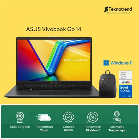 Jual Asus Vivobook Go 14 E1404ga Core I3 N305 8gb512gb 14 Fhd Win11