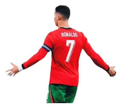 Jersey Cristiano Ronaldo Local Jugador Manga Larga Euro Meses