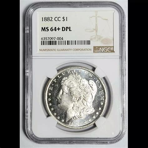 1882 CC Morgan Silver Dollar NGC MS 64 DPL Bob Paul Rare Coins