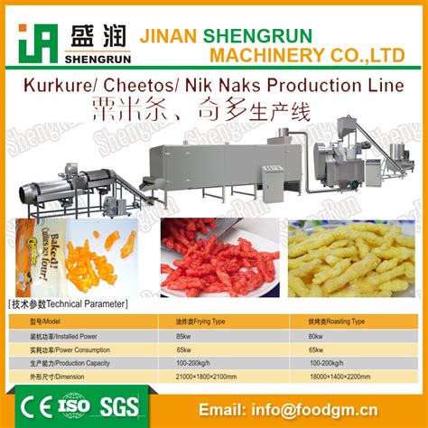 Kurkure Cheetos Nik Naks Production Line