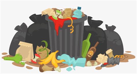 Pile Of Garbage Vector Transparent Png 1868x1053 Free Download On