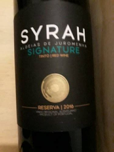 Adega Herdade Das Aldeias De Juromenha Signature Reserva Syrah Vivino