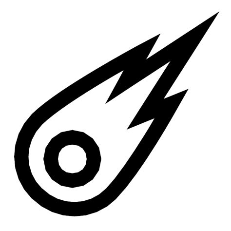 Meteor Solid Vector Svg Icon Svg Repo