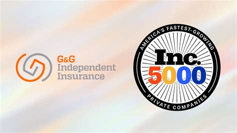 Gandg Independent Insurance Inc 5000 Fastest Growing Company