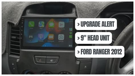 Upgrade Alert 9 Headunit FORD RANGER 2012 With Wireless Apple CarPlay