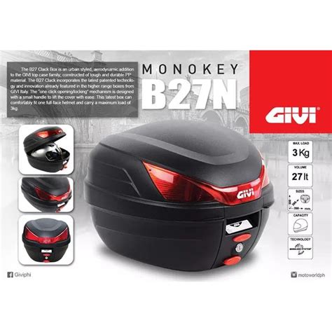 End Year Sale Givi Box B N B N B N Monolock Top Case Givi