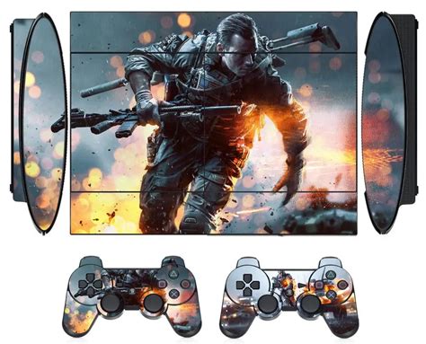 Battlefield Vinyl Skin Sticker Protector For Sony Ps Super Slim