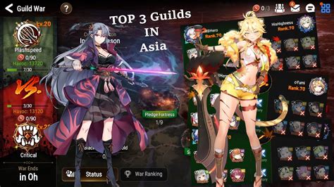 Epic Seven Guild War Plashspeed Top In Asia Vs Critical