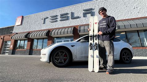 Tesla Powered Electric Ski J Skis Limited Edition Skis Designed By