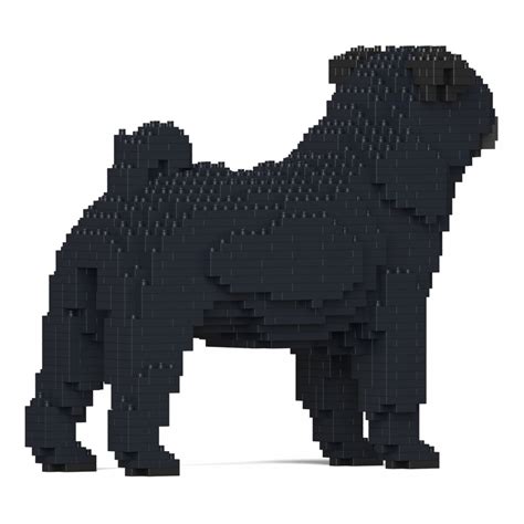 Jekca Pug S M Lego Sculpture Construction D Brick