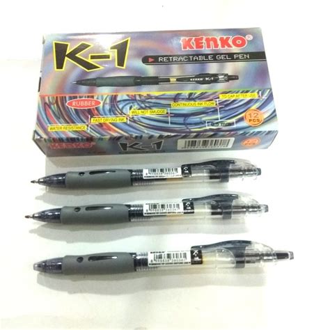 Jual Pulpen KENKO Gel K 1 0 5mm Warna Hitam Shopee Indonesia