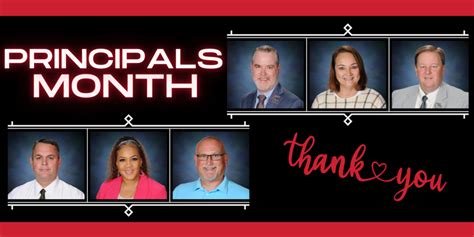 October Is National Principals Month White Hall School District