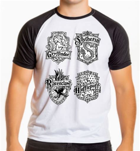 Camiseta Harry Potter Casas Hogwarts Legacy Elo