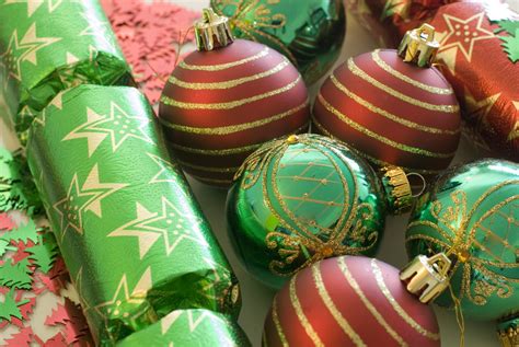 Photo of green and red decorations | Free christmas images