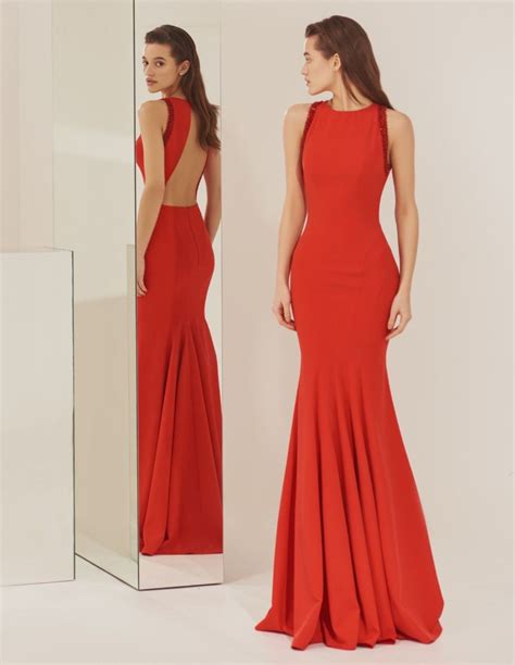 Vestido De Fiesta Largo Rojo Para Hermana De La Novia Invitadisima