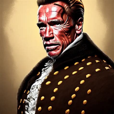 Epic Professional Digital Portrait Art Of Arnold Stable Diffusion