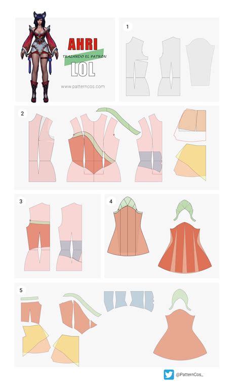 Free Anime Cosplay Patterns Dressartdrawingstyle