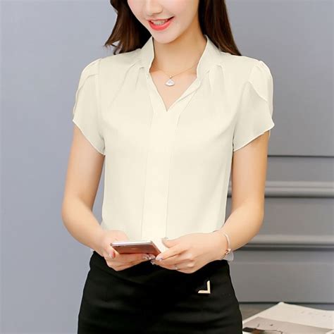 Women Blouse Female Tops Elegant Ladies Formal Office Blouse Chiffon Shirt Clothing Lazada Ph