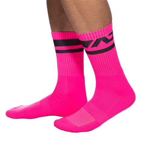 Addicted Chaussettes AD Neon Rose Fluo INDERWEAR