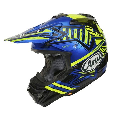 DirtBikeBitz | 2017 Arai MX-V Motocross MX Helmet - Star Yellow | Arai ...