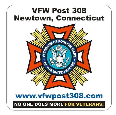 Vfw Post 308 4 X 4 Custom Sticker Pack Of 100 Vector Logo Free