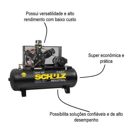 Compressor Msw Litros Trif Sico Fort Schulz