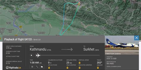 सुर्खेत उडेको बुद्ध एयरको जहाज काठमाडौं फर्कियो