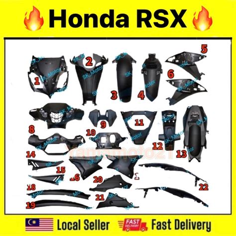 Honda Rs X Rsx Rsx Hld Inner Cover Full Set Inner Hitam