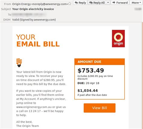 New Scam Origin Energy Branding Exploited