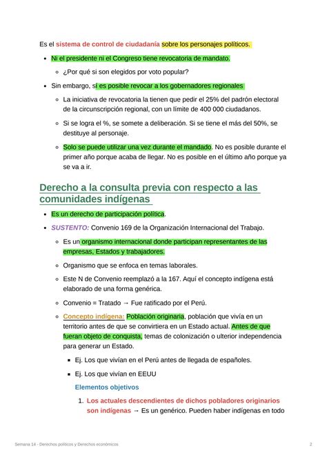 SOLUTION Semana 14 Derechos Pol Ticos Y Derechos Econ Micos Studypool