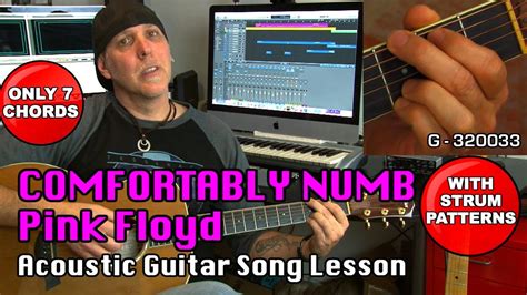 Pink Floyd Comfortably Numb Acoustic Guitar Song Lesson With Strum