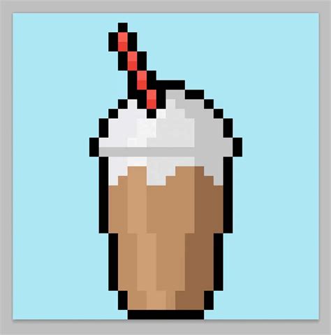 How To Make A Pixel Art Frappe Mega Voxels