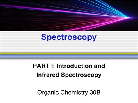 Ppt Spectroscopy Powerpoint Presentation Free Download Id383952