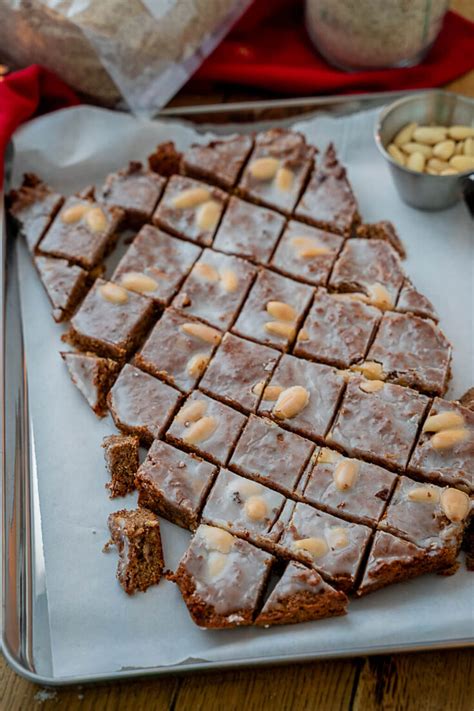 Elisenlebkuchen Vom Blech Backen Einfach Total Lecker Einfach Malene