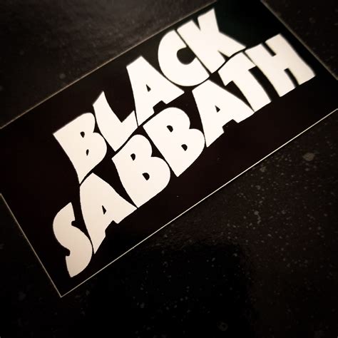 BLACK SABBATH Logo Vinyl Decal Sticker Hawkwind Motorhead Dio | Etsy