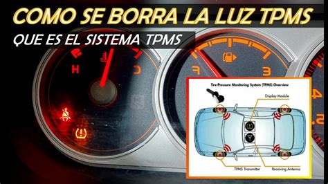 Que Es El Sistema TPMS Como Se Borra La Luz Cambiar Los Sensores Y