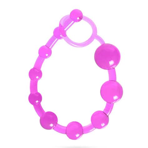 Best Japanese Super Long 10 Beads Soft Rubber Anal Beads Best Online