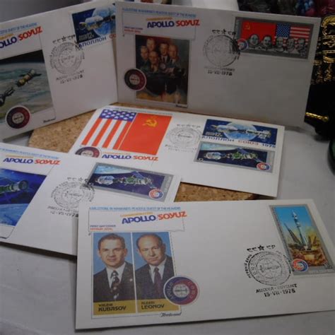 Apollo Soyuz Stamps - Etsy