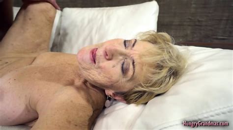 Fresh Stud Destroys Grandmas Pussy