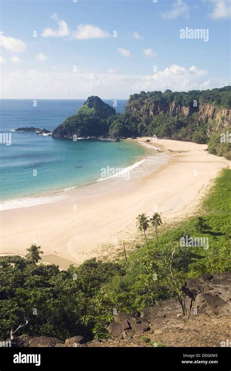 Praia do Sancho Beach, Fernando de Noronha National Marine Sanctuary, Pernambuco, Brazil Stock ...