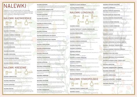 Menu At Stary Dom W Kazimierzu Restaurant Kazimierz Dolny