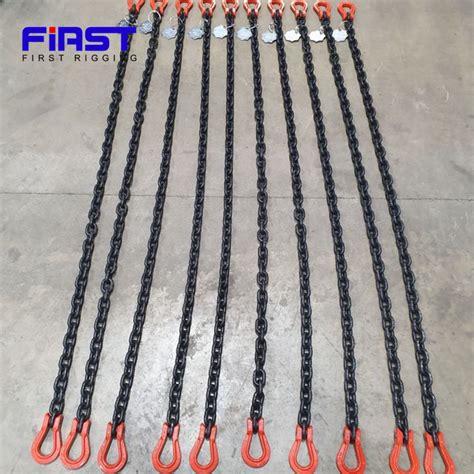 Lifting Chain Sling With Master Link G80 Clevis Hook For Port